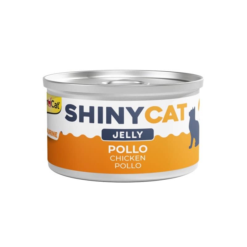 GIMCAT SHINYCAT JELLY CHICKEN konservi kaķiem Vista želējā 70g